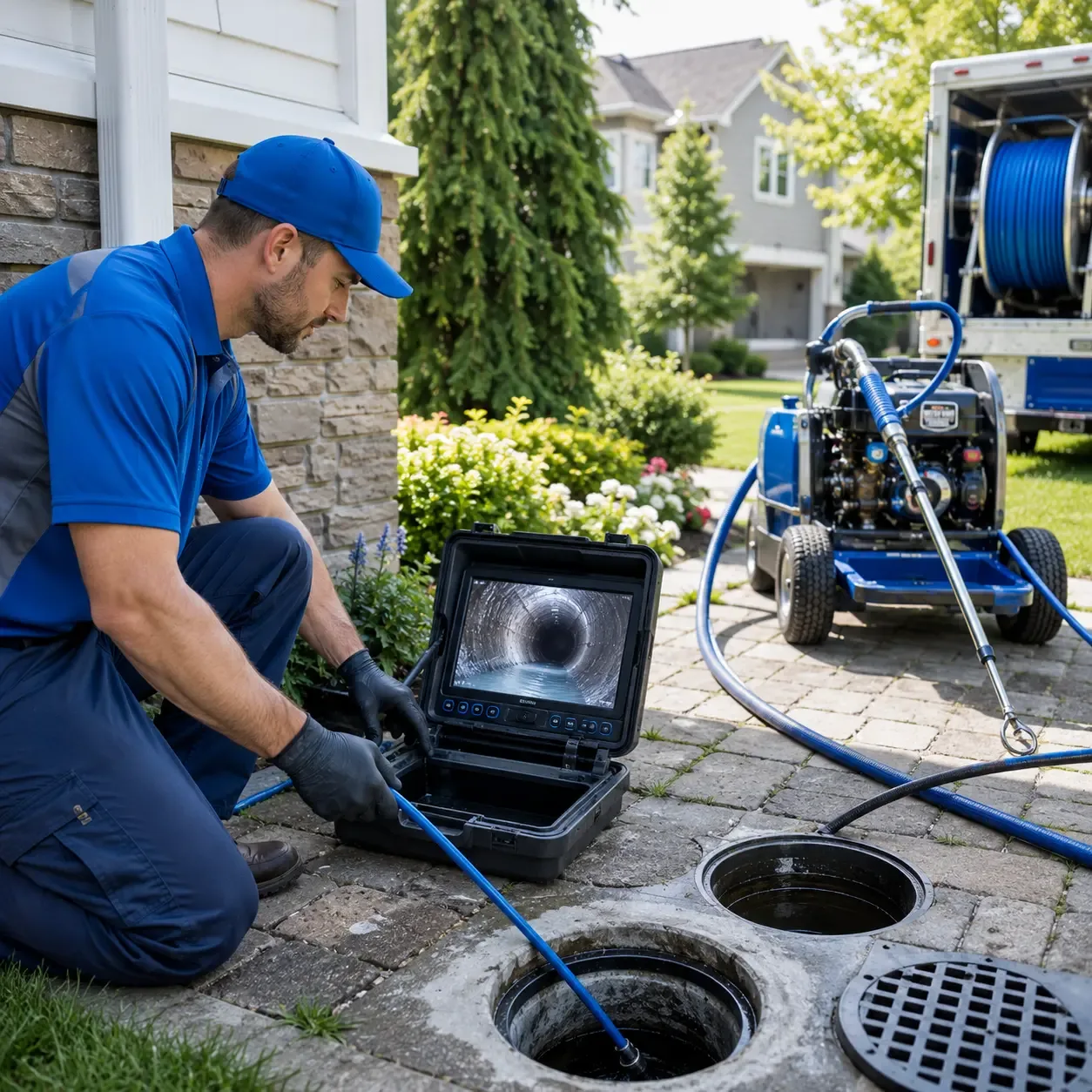 Outdoor drain cleaning professionals serving Vesper, WI